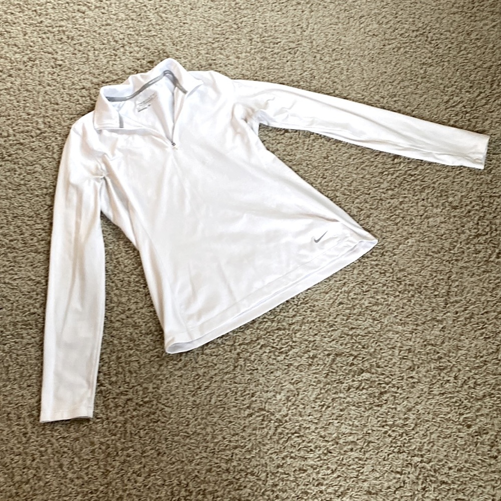 Nike golf white long sleeve tee